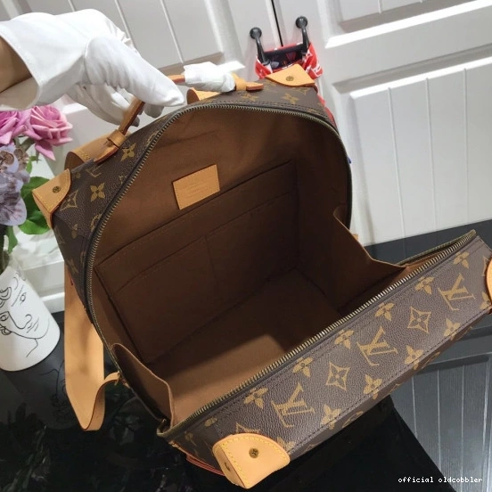 Official oldcobbler SOFT LOUIS BACKPACK TRUNK PM VUITTON 0820